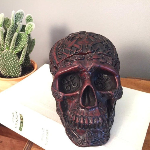 Handcarved Day of the Dead Jewelry Holder
