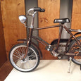 Antique metal bicycle decor item