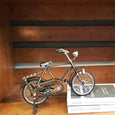 Antique metal bicycle decor item 
