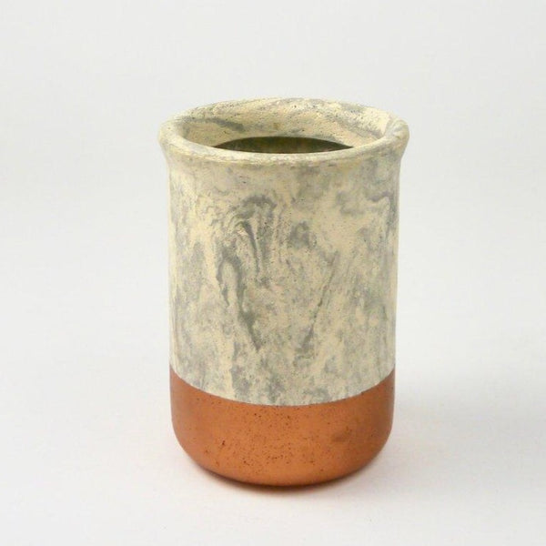 Marble + Copper Tube Vase